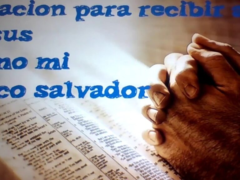 Oración de fe para recibir a Cristo: Fortalece tu conexión espiritual ...